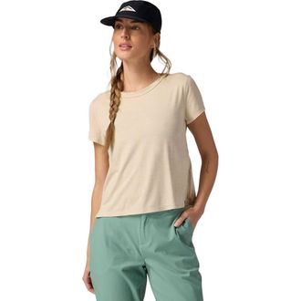 Backcountry Destination Crew Top - Womens in Fog at Nordstrom, Size Xx-Large