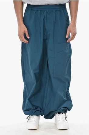 Off-white Nylon Joggers PEACH with Ankle Drawcord size M