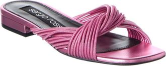 Sergio Rossi Akida Leather Sandal