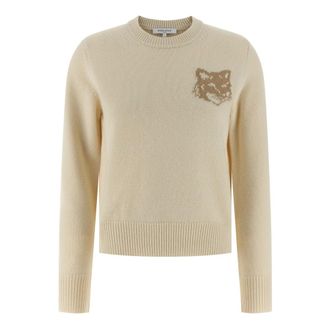 Maison Kitsuné Mujer, Jerseys, Beige, Talla: XS