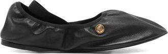 Versace Medusa Round-toe Ballet Flats