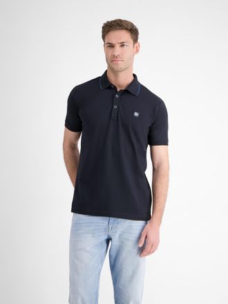 Lerros Poloshirt mit Logo Stickerei