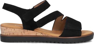 Gabor Elegante Sandalen - Dames - Sleehakken - Zwart - 37 EU - Su&egrave;de - Schoenen
