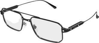 Cartier Optisch Montuur - Heren - Brillen - Zwart - 57 MM - Accessoires