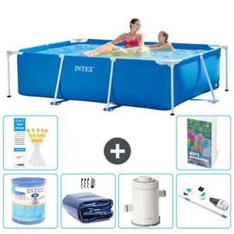 Intex Piscina Con Estructura Rectangular - 220x150x60 Cm - 7-piezas S120