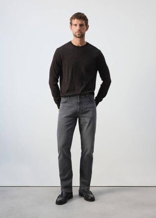 Mango Jeans Patrick slim fit Ultra Soft Touch grigio denim - Uomo - 44 - MANGO MAN