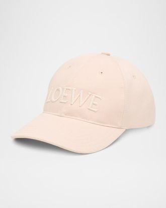Loewe Embroidered Canvas Cap
