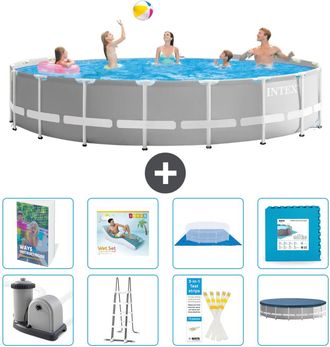 Intex Piscina Prism Frame Redonda - 549x122 Cm - 9-piezas S651