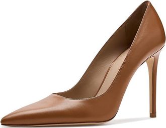 Stuart Weitzman Stuart Power 100 High Womens Heels Macchiato : 8.5 M, Leather