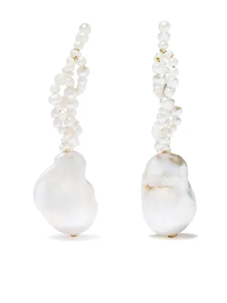 Completedworks Orecchini con perle Gotcha - Oro