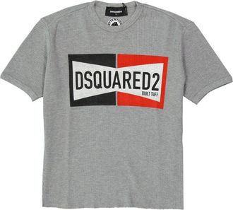 Dsquared2 Gray Cotton Mens T-Shirt