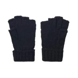 Comme Des Gar&ccedil;ons Vingerloze handschoenen - Heren - Accessoires - Zwart - Maat: ONE Size Wol