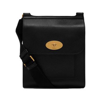 Mulberry Cross Body Bags, male, Black, Size: ONE SIZE Small Antony