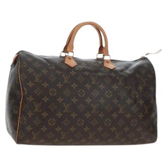 Louis Vuitton Pre-owned Speedy 40 Hand Bag - Dames - Pre-owned - Bruin - Maat: ONE Size Leer