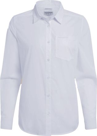 Craghoppers Dames/Dames Kiwi III Shirt Met Lange Mouwen (Wit)
