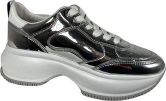 Hogan Hi-Fi Sneakers - Dames - Sneakers - Grijs - 36 EU - Su&egrave;de - Schoenen