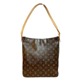 Louis Vuitton Pre-owned Shoulder Bags, female, Brown, Size: ONE SIZE Pre-owned Looping GM Monogram Shoulder Bag