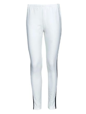 Prada stretch-cotton track pants - women - Cotton/Elastane - M - White