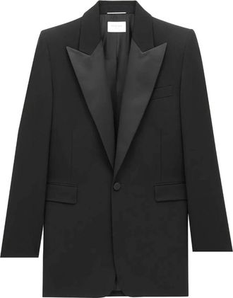 Saint Laurent Hombre, Trajes, Negro, Talla: L