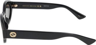 Gucci Womens Gg1579s Sunglasses Black Injected