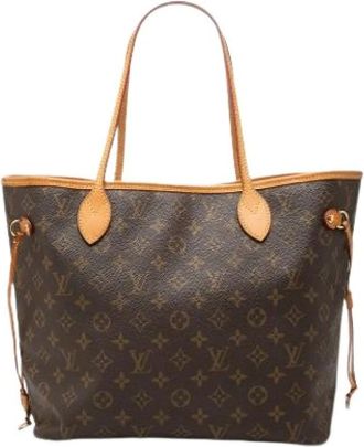 Louis Vuitton Pre-owned Neverfull MM - Dames - Vintage Shopper - Bruin - ONE Size - Leer - Vintage