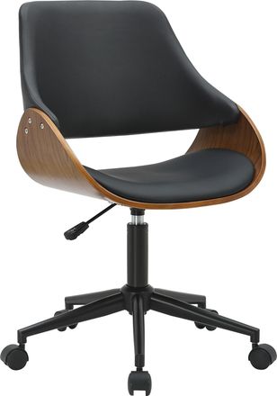 Clp Silla De Oficina Sorrento Nogal/negro