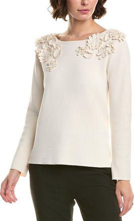 Anne Klein Floral Sweater