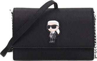 Karl Lagerfeld Bolso Cruzado Karl Ic&oacute;nico - Bags - Mujer - Negro - ONE SIZE
