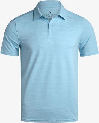 Spyder Men Short Sleeve Jacquard in Sky Blue at Nordstrom, Size Medium