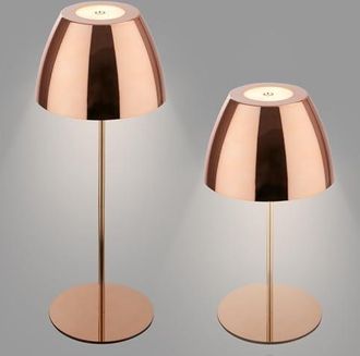 BRILONER LED Tischlampe Kabellos Mit Touch-Dimmer - IP44 Für Innen & Außen, 18h Akkulaufzeit