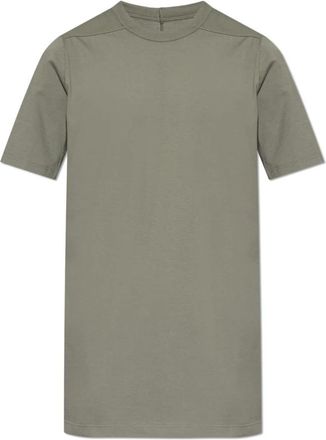 Rick Owens T-shirt met ronde hals - Heren - T-shirts - Grijs - M - Katoen - Tops
