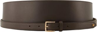 Max Mara Accessoires, Dames, Bruin, L, Leer, Accessoires