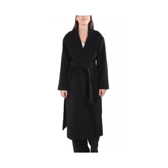 Marella Jassen, Dames, Zwart, M, Belted Coat
