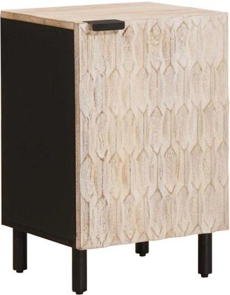 vidaXL Mueble De Cuarto De Ba&ntilde;o 38 X 33 X 58 Cm Madera De Mango Maciza Vidaxl