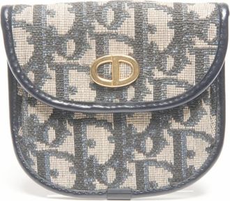 Dior Navy Coin Purse/Coin Case (Pre-Owned)