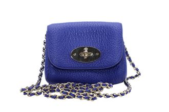 Mulberry Pre-owned Womens Classic Lily in Blue Calfskin Leather - One Size