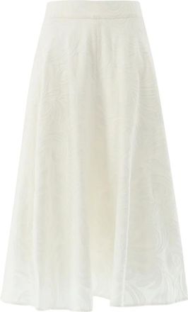 van Laack Rokken, Dames, Wit, M, Rok Ralea