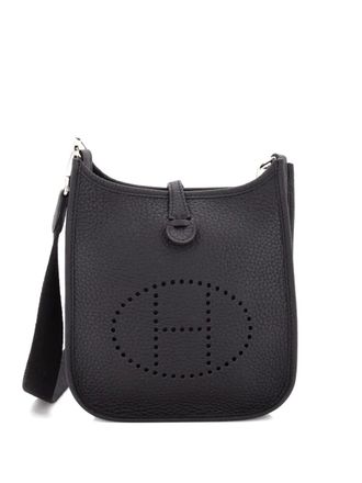 Herm&egrave;s Evelyne Bag Gen III Clemence TPM crossbody bag - Nero