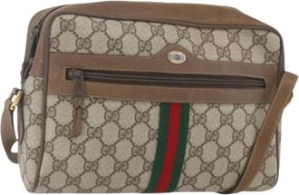 Gucci Pre-owned Cross Body Bags, female, Beige, Size: ONE SIZE Pre-owned Plastic Cross Body Bag