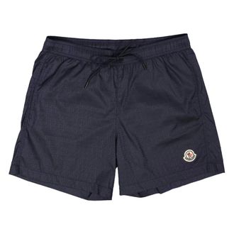 Moncler Beachwear, male, Blue, Size: 2XL Monogram Swimwear Spring-Summer 2025 Blue