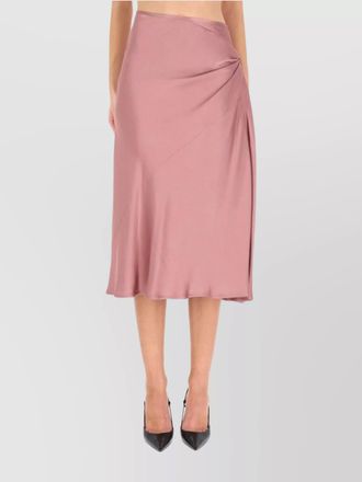 Dries Van Noten draped midi wrap skirt