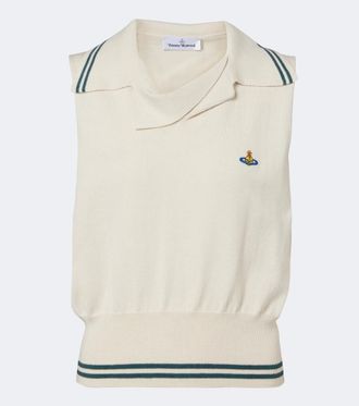 Vivienne Westwood Polo Doubletake in cotone e cashmere
