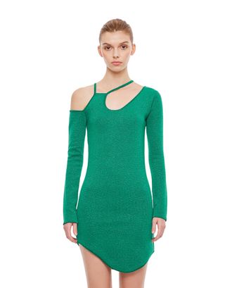 J.W.Anderson Asymmetric Mini Dress with Cut-Out Details