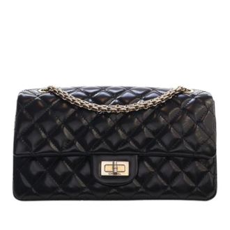 Chanel Pre-owned Vintage Quilted Shoulder Bag - Dames - Pre-owned - Zwart - Maat: ONE Size Leer