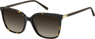Tommy Hilfiger Cat Eye Zonnebril - Dames - Zonnebrillen - Bruin - 55 MM - Accessoires