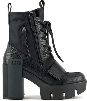 United Nude Schoenen, Dames, Zwart, 40 EU, Leer, Grip Combat Mid