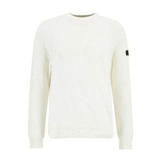 Barbour Jersey Cuello Redondo Monmouth - Knitwear - Hombre - Blanco - 2XL