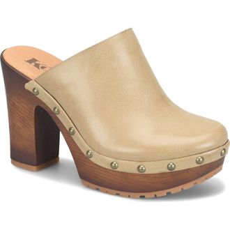 Korks Auburn Stud Clog in Cream at Nordstrom Rack, Size 10