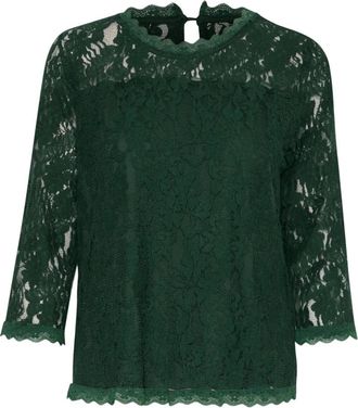 Cream CRKit 3/4 Mouw Blouse - Dames - Blouses - Groen - S - Overhemden