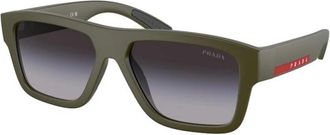 Prada Authentieke Stijlvolle Brillen met Premium Kwaliteit - Heren - Zonnebrillen - Groen - 56 MM - Accessoires